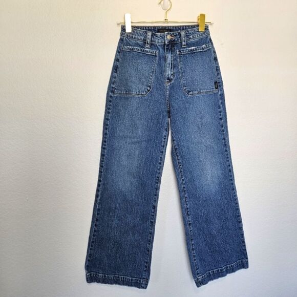 Silver Jeans | Vintage Patch Pocket Wide Leg Denim Jeans, Womens 26 - Picture 6 of 7